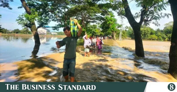 Heavy rain floods Dighinala, disrupts Sajek-Longadu road connectivity